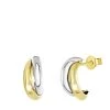 14 Karaat Bicolor Oorbellen -SieradenSpot Korting 14 karaat bicolor oorbellen