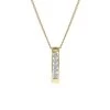 14 Karaat Geelgouden Ketting Met Diamant 0,01ct