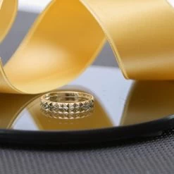 14 Karaat Geelgouden Ring Bewerkt 8 14 Karaat Geelgouden Ring Bewerkt -SieradenSpot Korting 14 karaat geelgouden ring bewerkt 2