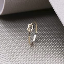 14 Karaat Geelgouden Ring Knoop 8 14 Karaat Geelgouden Ring Knoop -SieradenSpot Korting 14 karaat geelgouden ring knoop 2