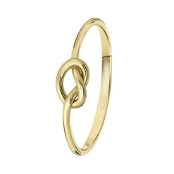 14 Karaat Geelgouden Ring Knoop
