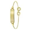 14K Geelgouden Kinder Plaatarmband Gourmet -SieradenSpot Korting 14k geelgouden kinder plaatarmband gourmet