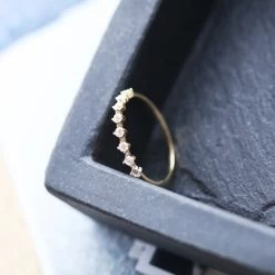 14Karaat Geelgouden Ring Met Zirkonia -SieradenSpot Korting 14karaat geelgouden ring met zirkonia 2