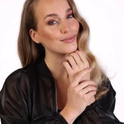 14Karaat Geelgouden Ring Met Zirkonia -SieradenSpot Korting 14karaat geelgouden ring met zirkonia 3