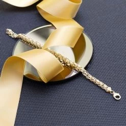 9 Karaat Armband Fantasie Schakel -SieradenSpot Korting 9 karaat armband fantasie schakel 2