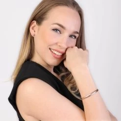 9 Karaat Bangle Diamond Cut Rose -SieradenSpot Korting 9 karaat bangle diamond cut rose 2