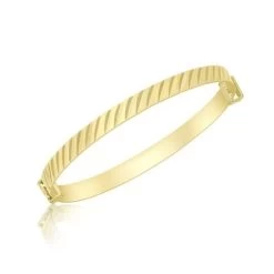 9 Karaat Bewerkte Kinderbangle