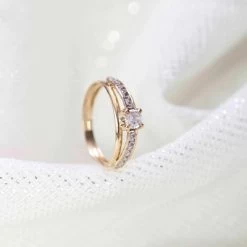 9 Karaat Damesring Met Zirkonia -SieradenSpot Korting 9 karaat damesring met zirkonia 2