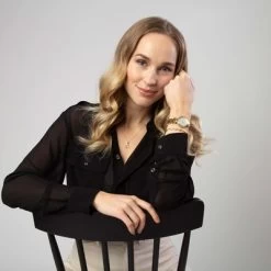 9 Karaat Ketting Met Fantasie Hanger Diamant -SieradenSpot Korting 9 karaat ketting met fantasie hanger diamant 3