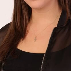 9 Karaat Ketting Met Hanger Kruis 8 9 Karaat Ketting Met Hanger Kruis -SieradenSpot Korting 9 karaat ketting met hanger kruis 1