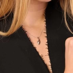 9 Karaat Ketting Met Hanger Lint Met Zirkonia Wit 7 9 Karaat Ketting Met Hanger Lint Met Zirkonia Wit -SieradenSpot Korting 9 karaat ketting met hanger lint met zirkonia wit 1