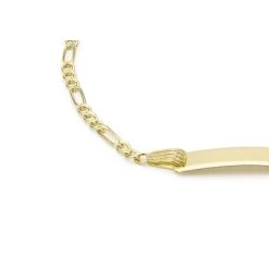 9 Karaat Kinder Plaat-armband 15cm -SieradenSpot Korting 9 karaat kinder plaat armband 15cm 2