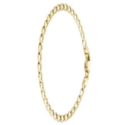 9K Armband Met Gourmet Schakel 3,9mm