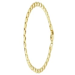 9K Armband Met Gourmet Schakel 4,8mm