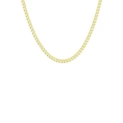 9K Ketting Met Diamond Cut Gourmet Schakel 5,9mm