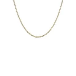 9K Ketting Met Vierkante Spiga Schakel 2,8mm
