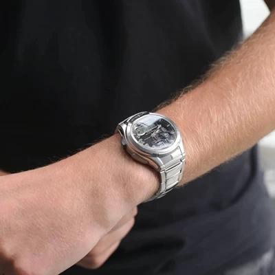 Casio Heren Horloge Met Stalen Band 3 Casio Heren Horloge Met Stalen Band - Afbeelding 2