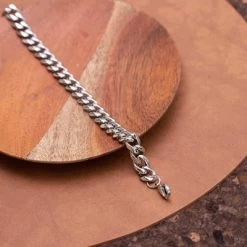 Gerecycled Stalen Armband Gourmetschakel -SieradenSpot Korting gerecycled stalen armband gourmetschakel 2