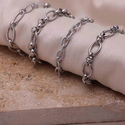 Gerecycled Stalen Armband Isabella 4 Gerecycled Stalen Armband Isabella - Afbeelding 2