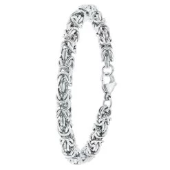 Gerecycled Stalen Armband Koningsschakel