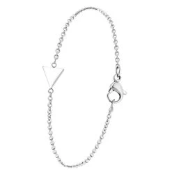 Gerecycled Stalen Armband Triangle
