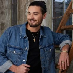 Gerecycled Stalen Goldplated Herenarmband Schakel -SieradenSpot Korting gerecycled stalen goldplated herenarmband schakel 2