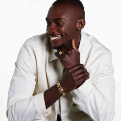 Gerecycled Stalen Goldplated Ring Surinaamse Mattenklopper -SieradenSpot Korting gerecycled stalen goldplated ring surinaamse mattenklopper 2