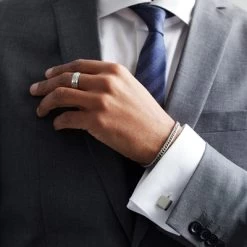 Gerecycled Stalen Herenring Mat/glans -SieradenSpot Korting gerecycled stalen herenring mat glans 3