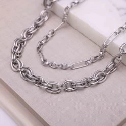 Gerecycled Stalen Ketting Amelie 10 Gerecycled Stalen Ketting Amelie -SieradenSpot Korting gerecycled stalen ketting amelie 3