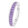 Gerecycled Stalen Kinderring Violet Kristal 2 Gerecycled Stalen Kinderring Violet Kristal -SieradenSpot Korting gerecycled stalen kinderring violet kristal