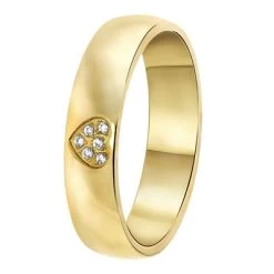 Gerecycled Stalen Vriendschapsring Malaga Dames