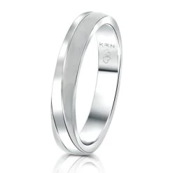 Gerecycled Stalen Vriendschapsring Sydney Heren