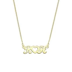 Gerecycled Zilveren Gold Ketting