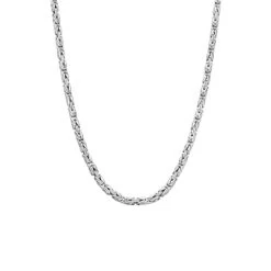 Gerecycled Zilveren Ketting Koningsschakel