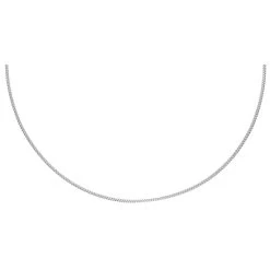 Gerecycled Zilveren Ketting Met Gourmet Schakel