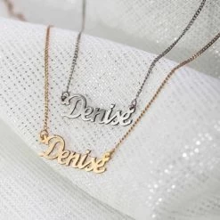 Gerecycled Zilveren Platinaplating Naamketting 6 Gerecycled Zilveren Platinaplating Naamketting -SieradenSpot Korting gerecycled zilveren platinaplating naamketting 1