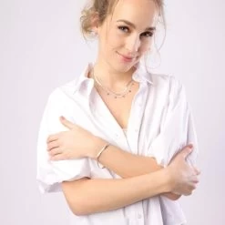 Gerecycled Zilveren Platte Ketting Bewerkt -SieradenSpot Korting gerecycled zilveren platte ketting bewerkt 2