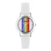 K3 Kinder Horloge Regenboog Met Rubberen Band Wit -SieradenSpot Korting k3 kinder horloge regenboog met rubberen band wit
