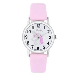 Little Miss Loveley Unicorn Horloge Met Roze PU Band