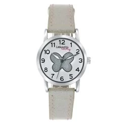 Little Miss Lovely Horloge Met Witte PU Band
