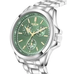 Marlow Miller Chronograaf Horloge Met Stalen Band -SieradenSpot Korting marlow miller chronograaf horloge met stalen band 2