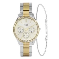 Regal Dameshorloge Met Armband In Cadeaudoosje