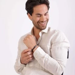 Stalen Armband Met Agate Stenen 7 Stalen Armband Met Agate Stenen -SieradenSpot Korting stalen armband met agate stenen 2