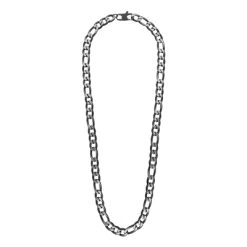 Stalen Blackplated Ketting Met Figaro Schakels 8 Stalen Blackplated Ketting Met Figaro Schakels -SieradenSpot Korting stalen blackplated ketting met figaro schakels 2