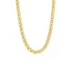 Stalen Goldplated Ketting Met Gourmetschakel 6mm 1 Stalen Goldplated Ketting Met Gourmetschakel 6mm -SieradenSpot Korting stalen goldplated ketting met gourmetschakel 6mm