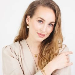 Stalen Goldplated Ketting Met Letter - D -SieradenSpot Korting stalen goldplated ketting met letter d 4