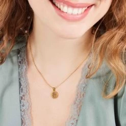 Stalen Goldplated Ketting Met Sterrenbeeld Kreeft -SieradenSpot Korting stalen goldplated ketting met sterrenbeeld kreeft 1