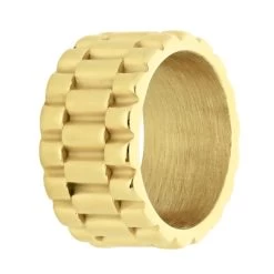 Stalen Goldplated Ring