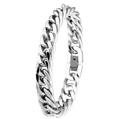 Stalen Herenarmband Gourmetschakel 3 Stalen Herenarmband Gourmetschakel