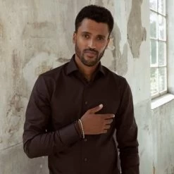 Stalen Herenarmband Met Bruin Leer 7 Stalen Herenarmband Met Bruin Leer -SieradenSpot Korting stalen herenarmband met bruin leer 2